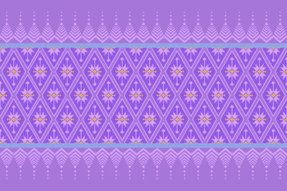 Download Geometric Flowers Ethnic Asian Pattern - Geometric Collection