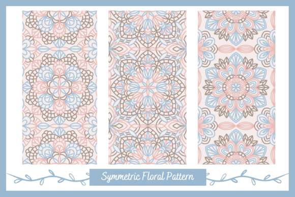 Download Geometric Symmetric Floral Tile Patterns - Geometric Collection