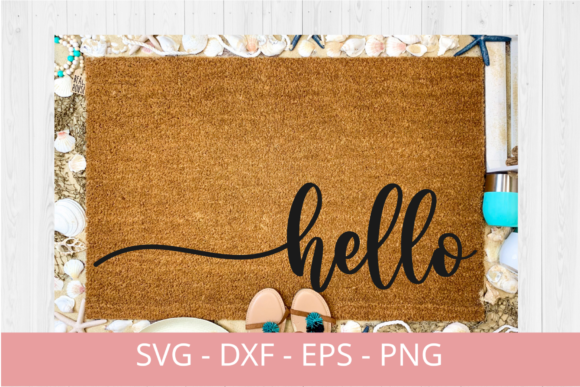 Download Hello Svg Cut Files, Hello Doormat Svg - Svg cut files Collection