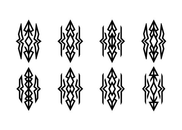 Download Tribal Geometric Ornament SVG Set - Geometric Collection