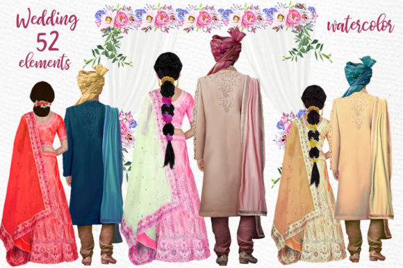 Download Hindu Wedding Clipart Indian Couples - India Collection